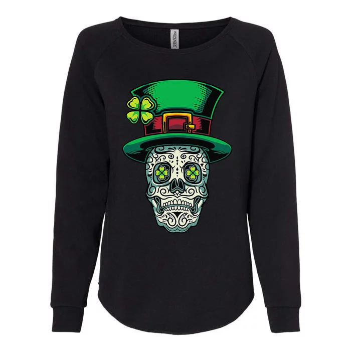 Irish Leprechaun Hat Calavera Cinco De Mayo Womens California Wash Sweatshirt