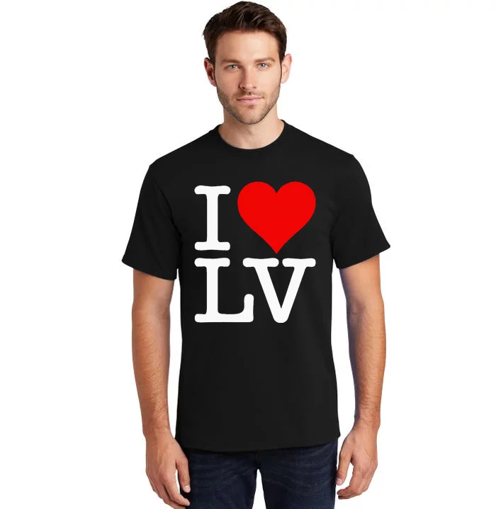 I Love Heart Las Vegas Nevada Lv Tall T-Shirt