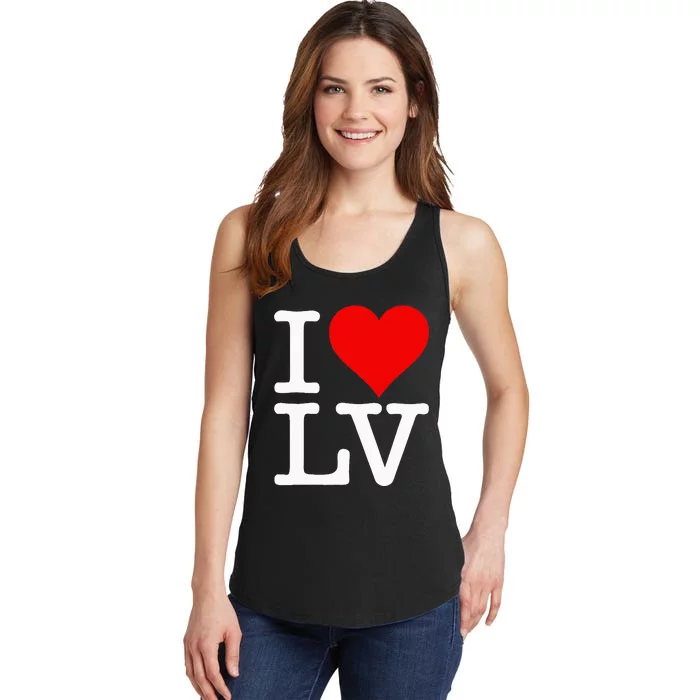 I Love Heart Las Vegas Nevada Lv Ladies Essential Tank