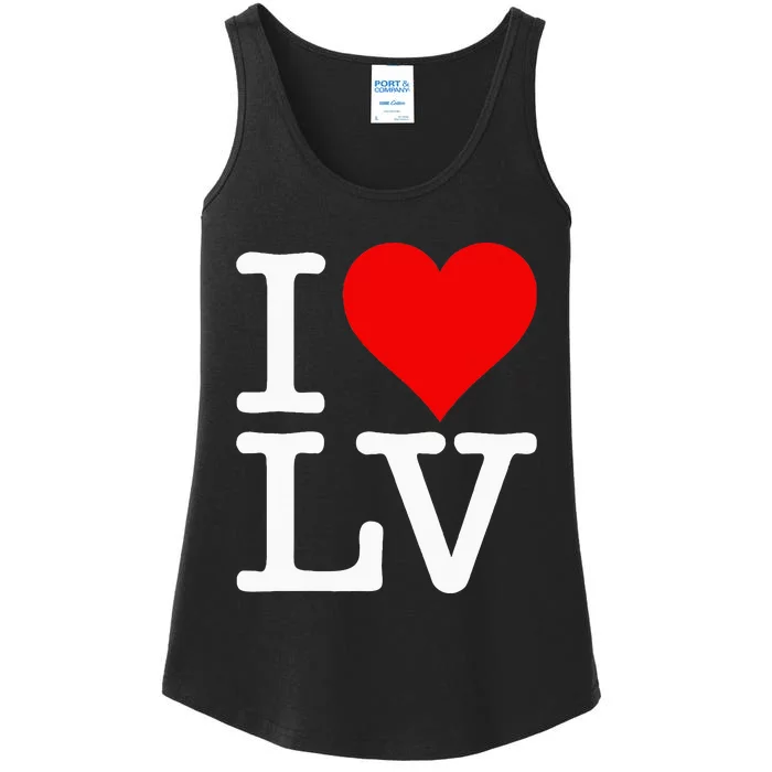 I Love Heart Las Vegas Nevada Lv Ladies Essential Tank