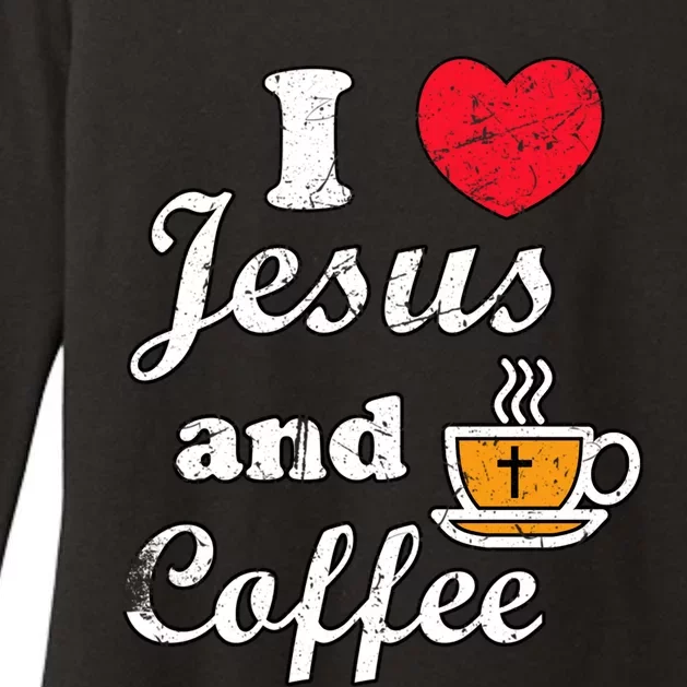 I Love Heart Jesus Womens CVC Long Sleeve Shirt