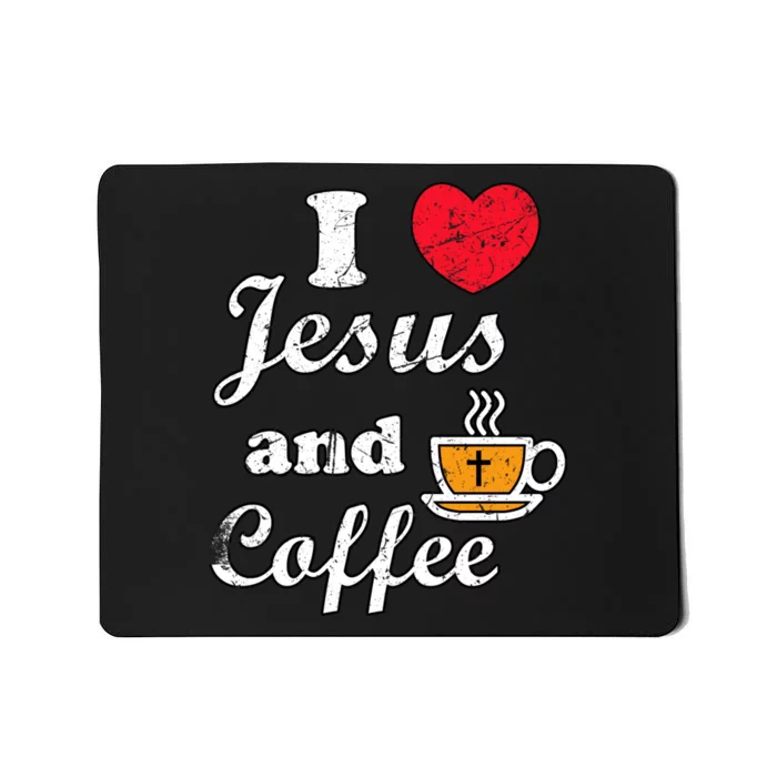 I Love Heart Jesus Mousepad