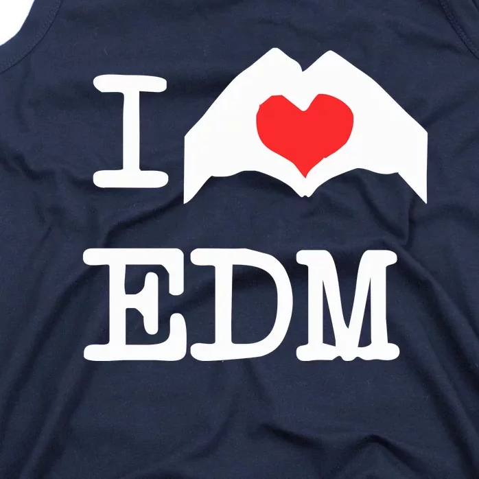 I Love Heart Edm Tank Top