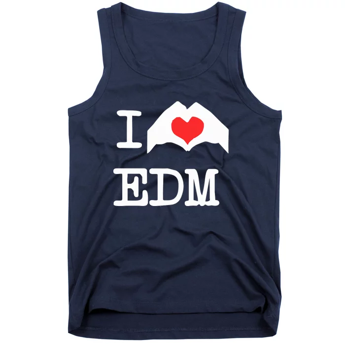 I Love Heart Edm Tank Top