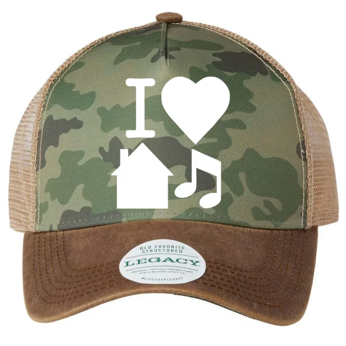 I Love House Music DJ Legacy Tie Dye Trucker Hat