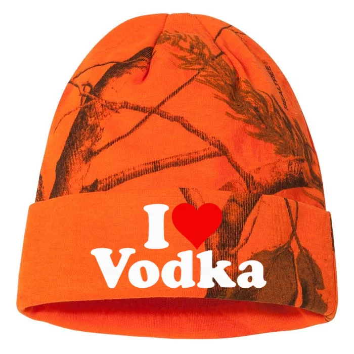 I Love Heart Vodka Kati - 12in Camo Beanie