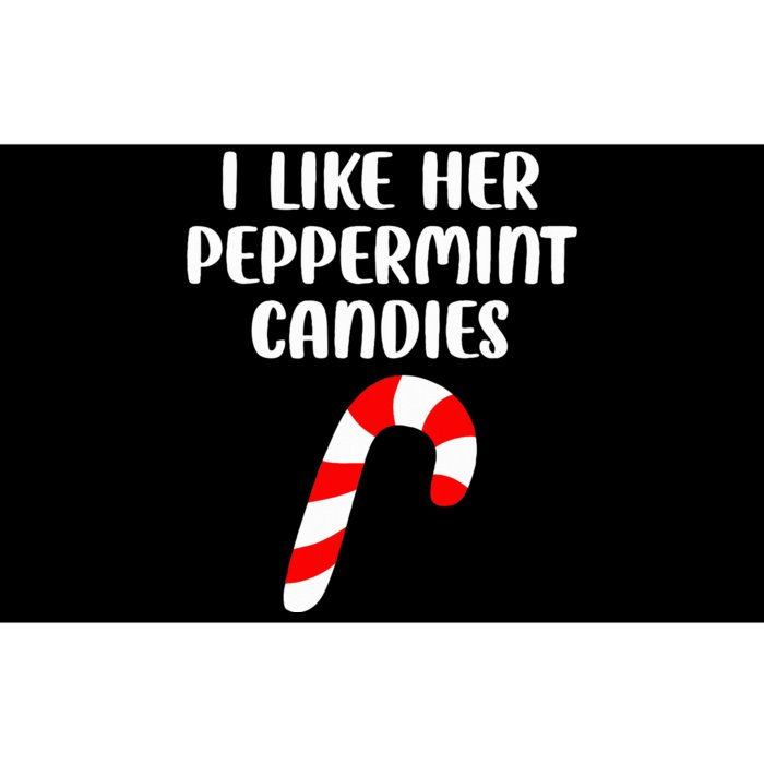 I Like Her Peppermint Candies Christmas Couples Matching Bumper Sticker