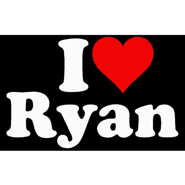 I Love Heart Ryan Bumper Sticker