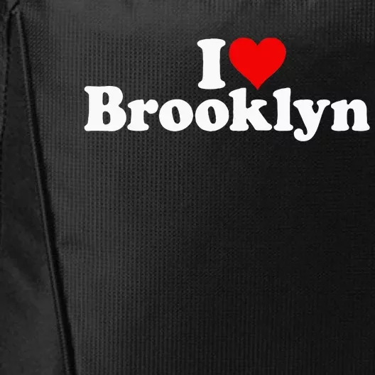 I Love Heart Brooklyn City Backpack