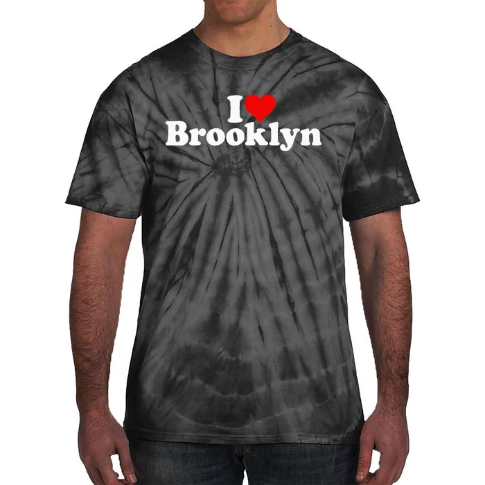 I Love Heart Brooklyn Tie-Dye T-Shirt