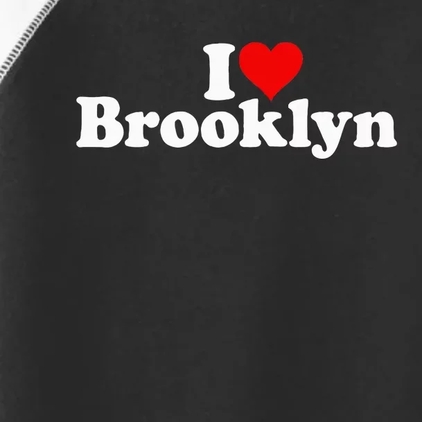 I Love Heart Brooklyn Toddler Fine Jersey T-Shirt