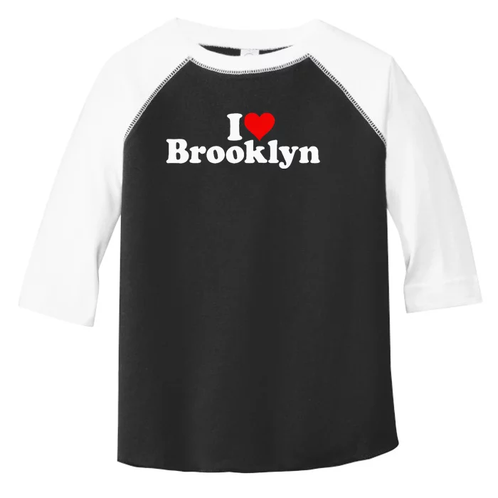 I Love Heart Brooklyn Toddler Fine Jersey T-Shirt