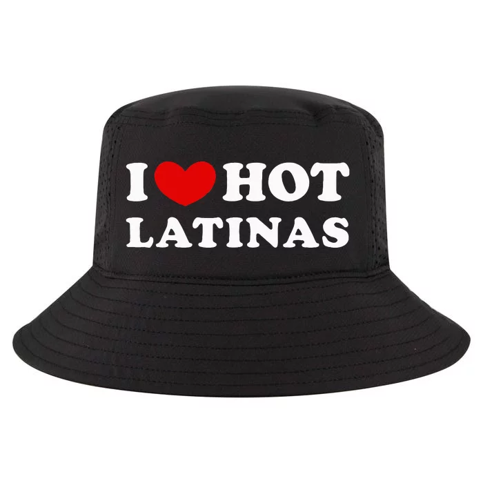 I Love Hot Latinas I Heart Hot Latinas Cool Comfort Performance Bucket Hat