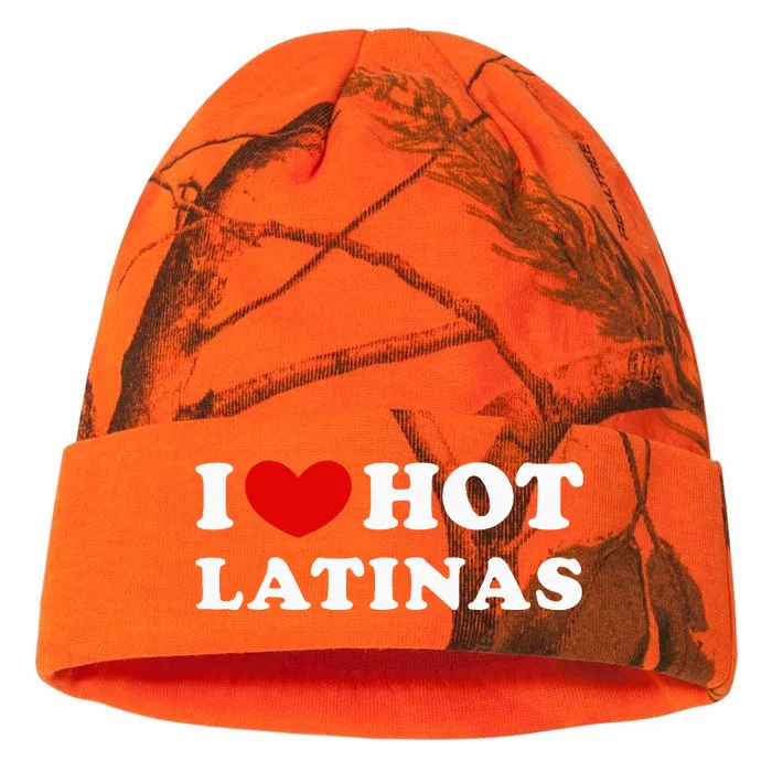 I Love Hot Latinas I Heart Hot Latinas Kati - 12in Camo Beanie