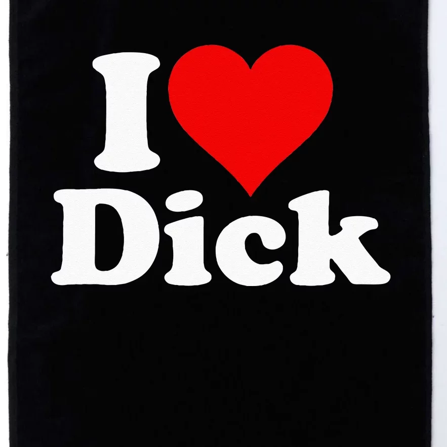 I LOVE HEART DICK RICHARD Platinum Collection Golf Towel