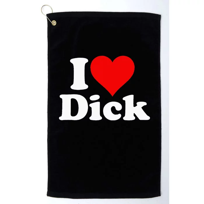 I LOVE HEART DICK RICHARD Platinum Collection Golf Towel