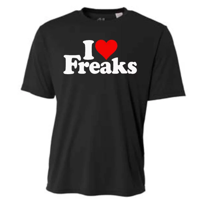 I Love Heart Freaks Cooling Performance Crew T-Shirt