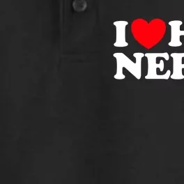 I Love Hot Nerds Funny Geek Science Gamer Smart Thinker Fan Dry Zone Grid Performance Polo