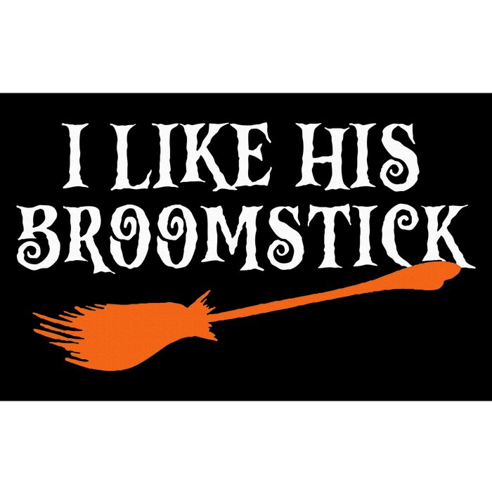 I Like His Broomstick Halloween Funny Couple Bumper Sticker