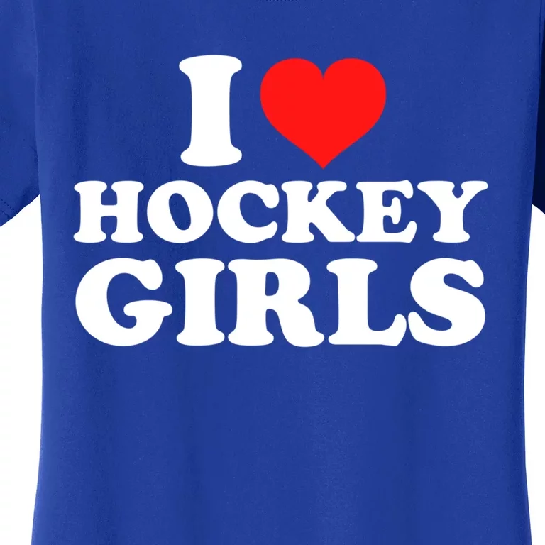 I Love Hockey Gift Women's T-Shirt