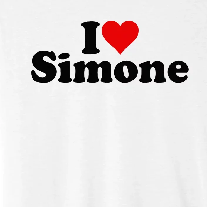 I Love Heart Simone ChromaSoft Performance T-Shirt