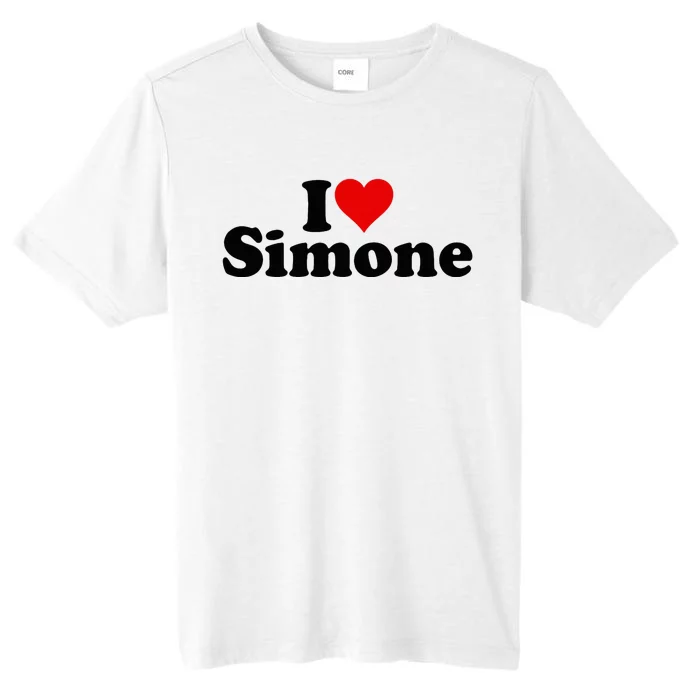 I Love Heart Simone ChromaSoft Performance T-Shirt