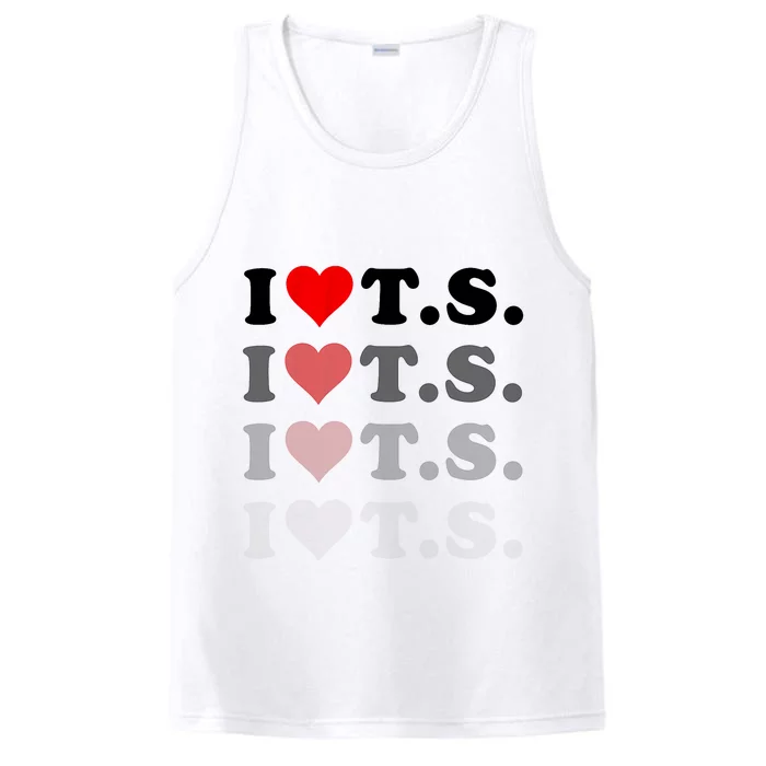 I Love Heart Ts Performance Tank