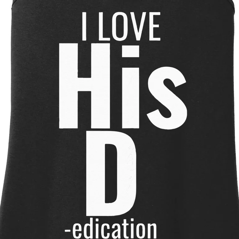 I Love His D Love Her P Funny Matching Couples Ladies Essential Tank