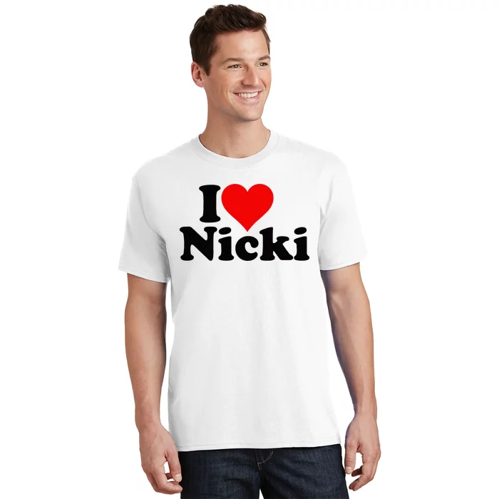 I Love Heart Nicki T-Shirt