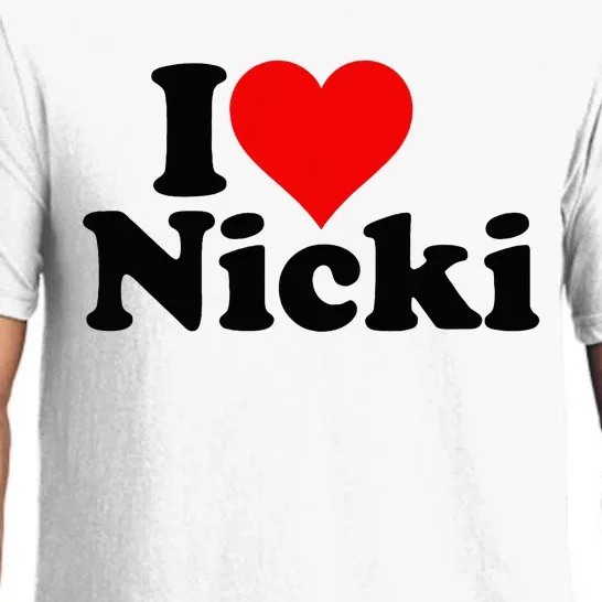 I Love Heart Nicki Pajama Set