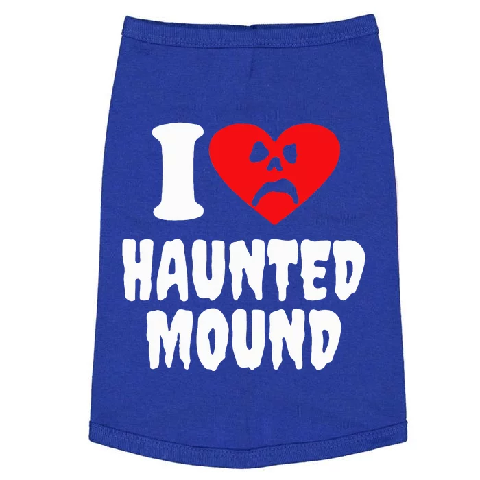 I Love Haunted Mound Doggie Tank