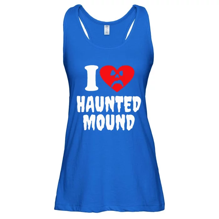 I Love Haunted Mound Ladies Essential Flowy Tank