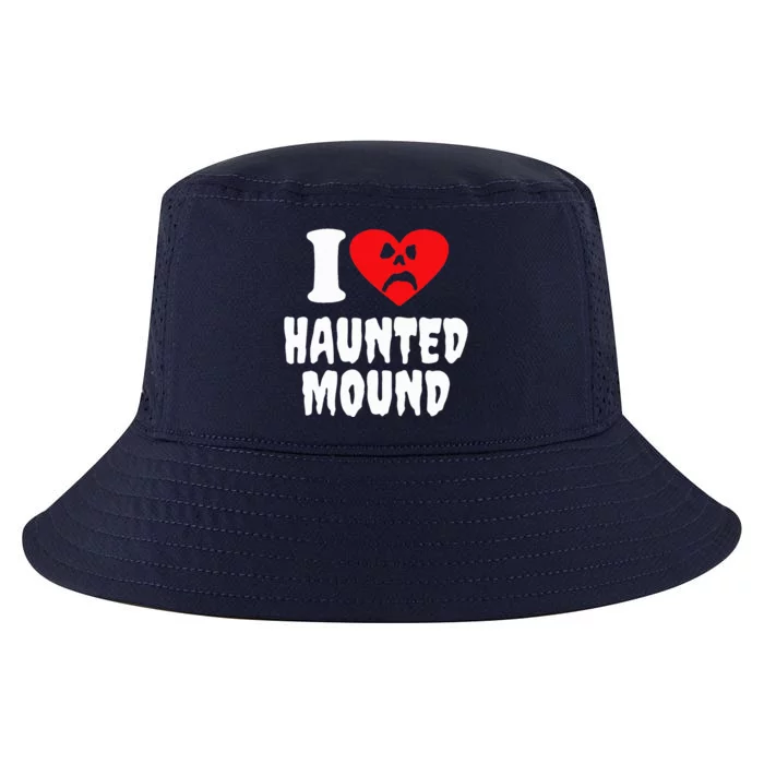 I Love Haunted Mound Cool Comfort Performance Bucket Hat