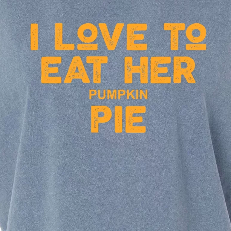 I Love Her Pumpkin Pie Garment-Dyed Women's Muscle Tee