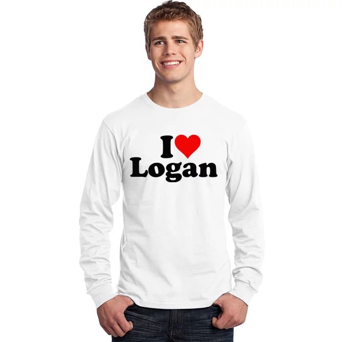 I LOVE HEART LOGAN Long Sleeve Shirt