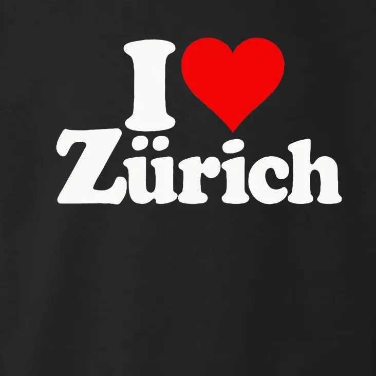 I Love Heart Zurich Switzerland Toddler Hoodie