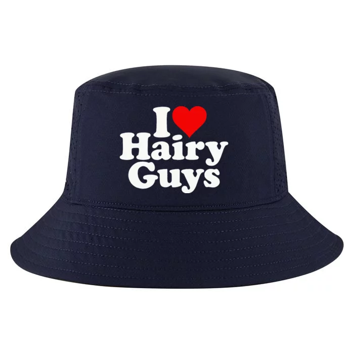 I Love Heart Hairy Guys Man Furry Cool Comfort Performance Bucket Hat