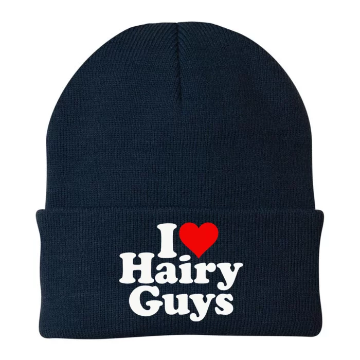 I Love Heart Hairy Guys Man Furry Knit Cap Winter Beanie