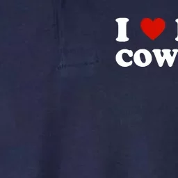 I Love Hot Cowboys Softstyle Adult Sport Polo