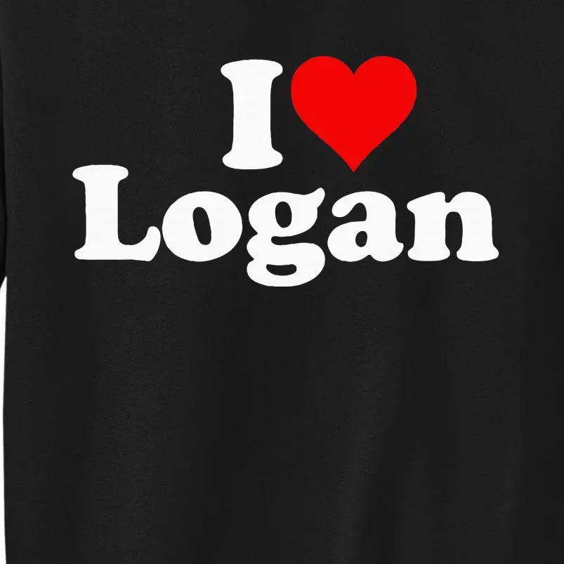 I Love Heart Logan Sweatshirt