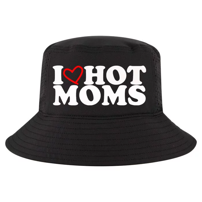 I Love Hot Moms Cool Comfort Performance Bucket Hat