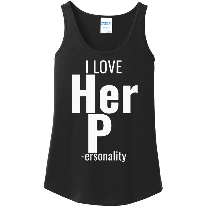 I Love His D Love Her P Funny Matching Couples Ladies Essential Tank