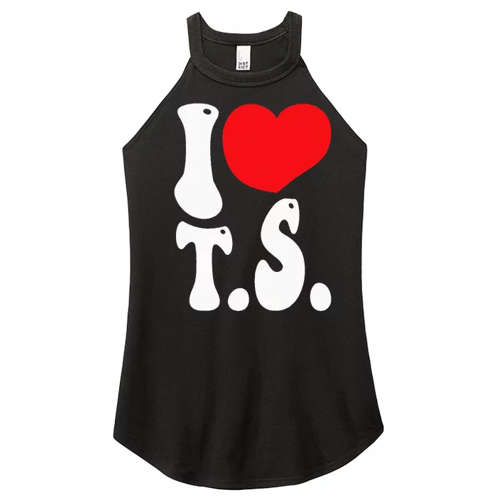 I LOVE HEART TS T S Women’s Perfect Tri Rocker Tank