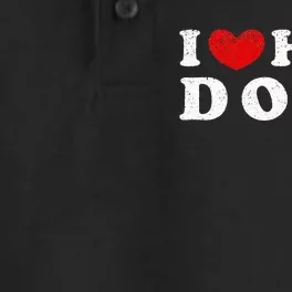 I Love Hot Dogs I Heart Hot Dogs Dry Zone Grid Performance Polo