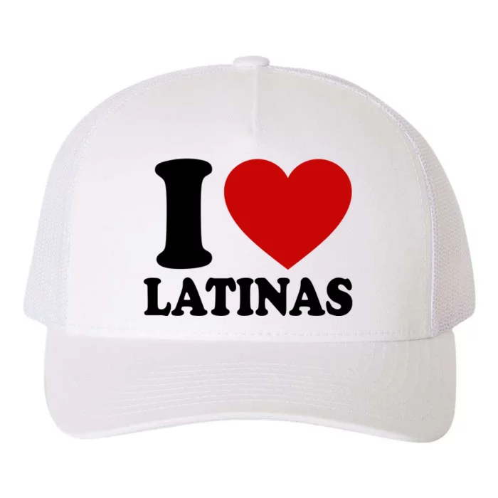 I Love Heart Latinas Yupoong Adult 5-Panel Trucker Hat