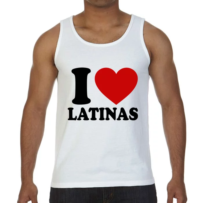 I Love Heart Latinas Comfort Colors® Tank Top