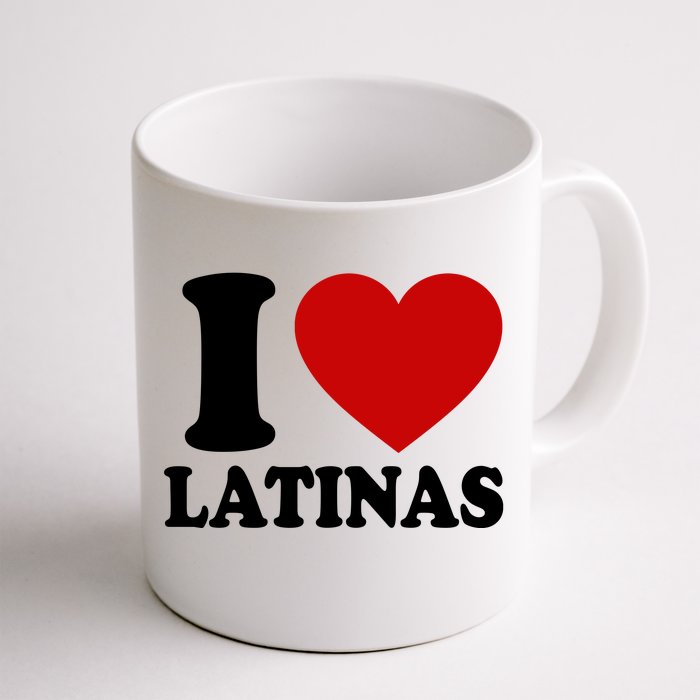 I Love Heart Latinas Front & Back Coffee Mug