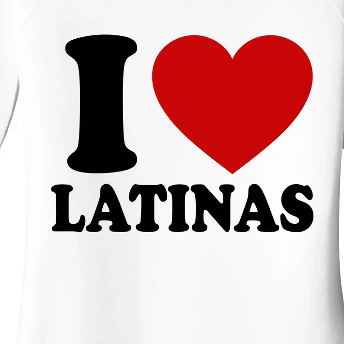 I Love Heart Latinas Women's Perfect Tri Tunic Long Sleeve Shirt