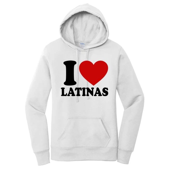 I Love Heart Latinas Women's Pullover Hoodie