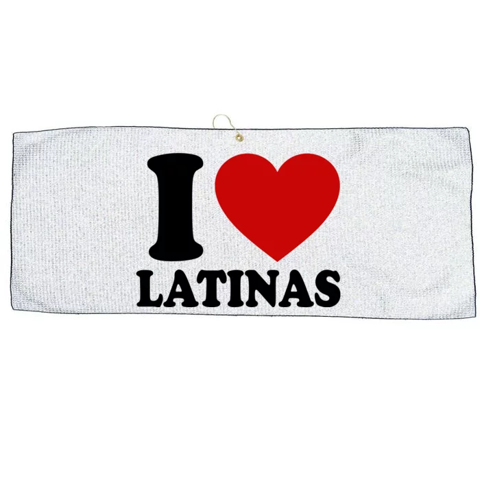 I Love Heart Latinas Large Microfiber Waffle Golf Towel